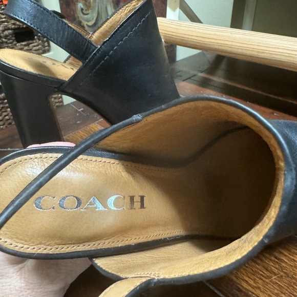 Coach Carmine black booties leather 7B - Picture 4 of 6